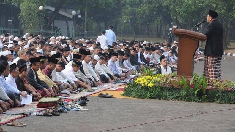 Gambar Ilustrasi Pelaksanaan Sholat Idul Adha