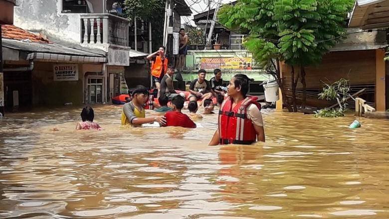 ilustrasi musibah banjir