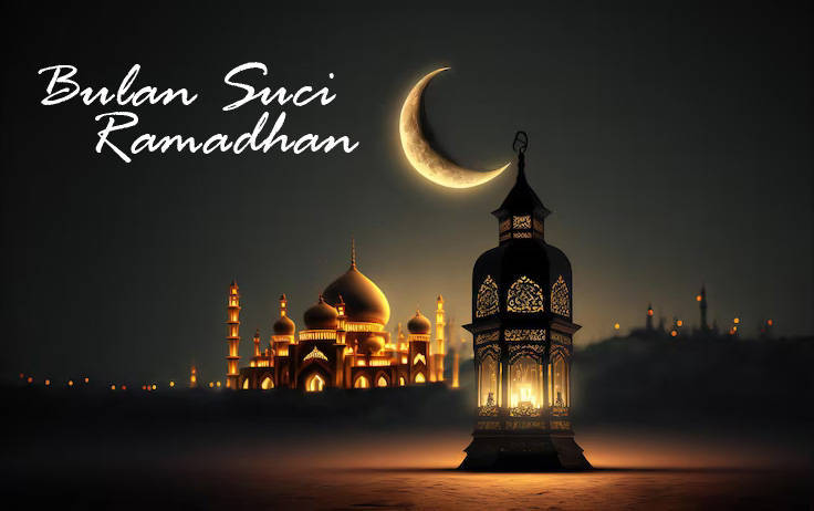 gambar ilustrasi bulan suci ramadhan